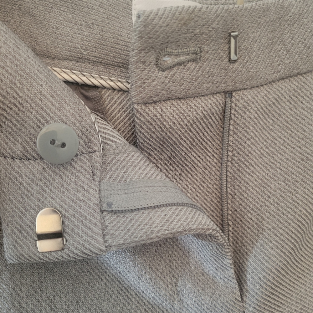 Calvin Klein Women's Soft Gray Trousers - Picture 3 of 7